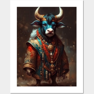 Bull dressed in Carnaval clothes No.1 Posters and Art